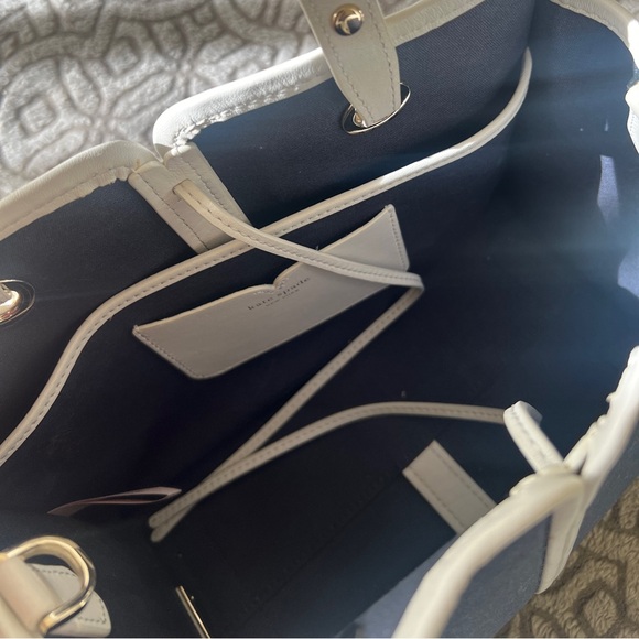 Kate Spade Sam Canvas Plunge medium satchel - Picture 5 of 7